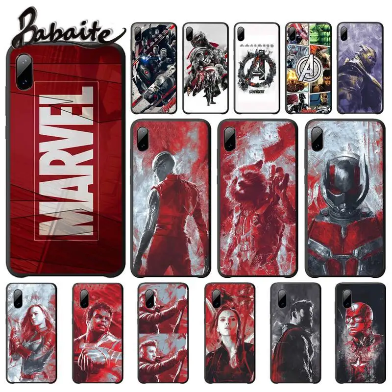 

Marvel Avengers Luminous Tempered Cases Cover For Huawei P20 Pro P Smart Plus Honor 7a 8 8x 9 Lite 10 Phone Accessories
