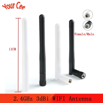 

2.4GHz 3dBi Omni WIFI Antenna with RP SMA male Female plug connector for wireless router wholesale price antenna wi-fi