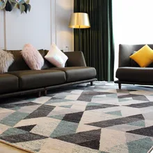 Скандинавские ковры Ins гостиная Турция современные для чистки ковров, для дома спальни геометрические полипропиленовые толстые коврики офис большой ковер на диван чай