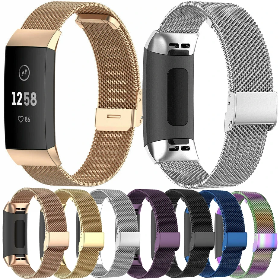 fitbit charge 3 mesh bands