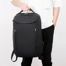 Рюкзак большой емкости с двойным плечом и usb-портом для зарядки, Повседневная водонепроницаемая сумка на молнии для путешествий, бизнес-школы, студентов