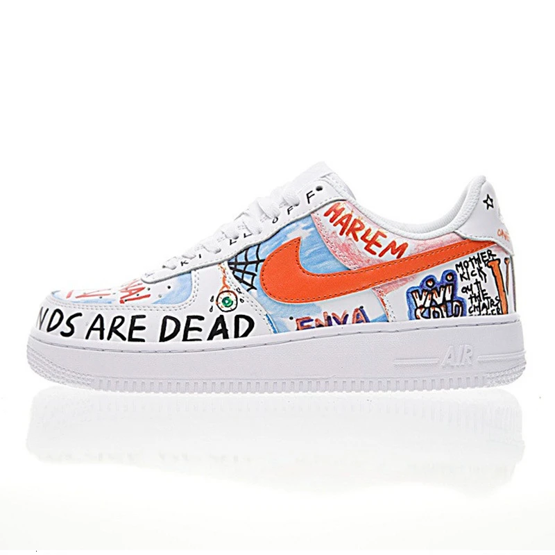 Nike Air Force 1 '07 Just Do It AF1 Новое поступление дышащая мужская обувь для скейтбординга низкие удобные кроссовки для мужчин# AR7719-100