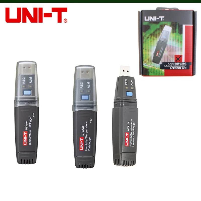 UNI-T UT330A UT330B UT330C мини ПК Соединительный измеритель цифровой регистратор данных Температура Влажность usb 60000 темп Регистратор