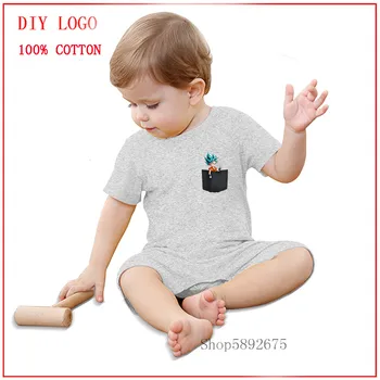 

Newborn romper Baby Body Clothing Summer romper king monkey, kame dragon pocket manga printed Baby Boy natural Cotton Jumpsuit