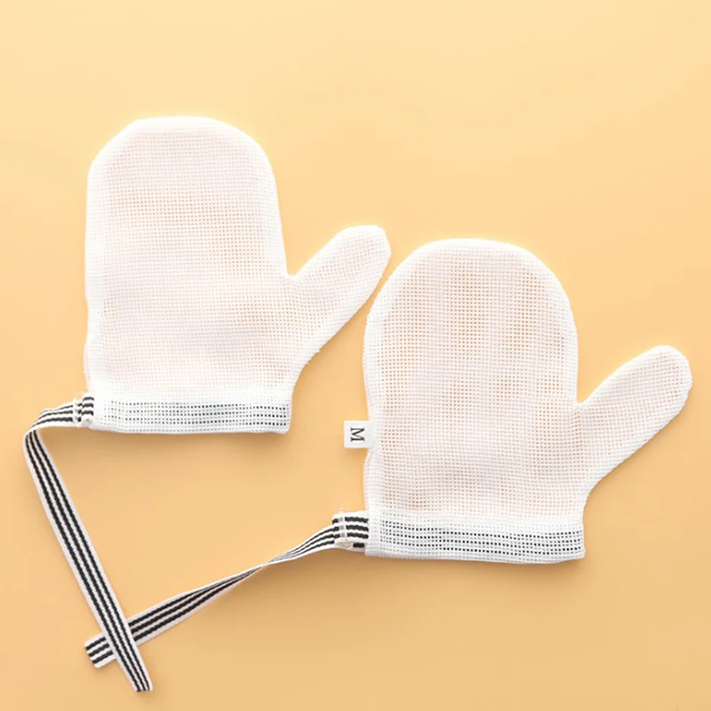 1 Pair Children Infant Anti Biting Eat Hand Protection Gloves Baby Prevent Bite Fingers Nails Glove for Toddle Kids Harmless Set baby accessories carry bag	 Baby Accessories