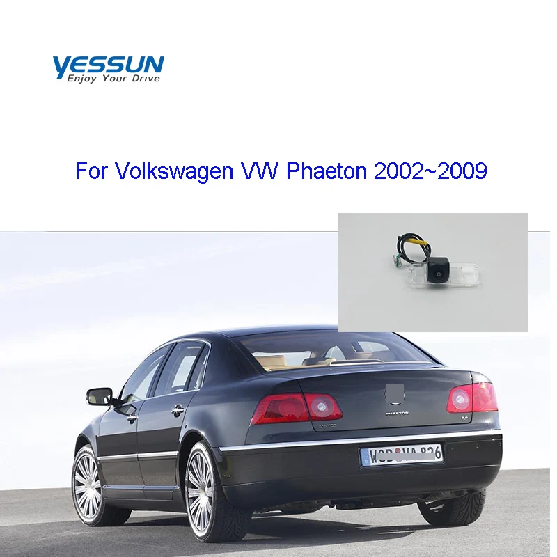 

Камера заднего вида Yessun Fisheye для Volkswagen VW Phaeton 2002 ~ 2009 AHD 720P, камера заднего вида/номерной знак