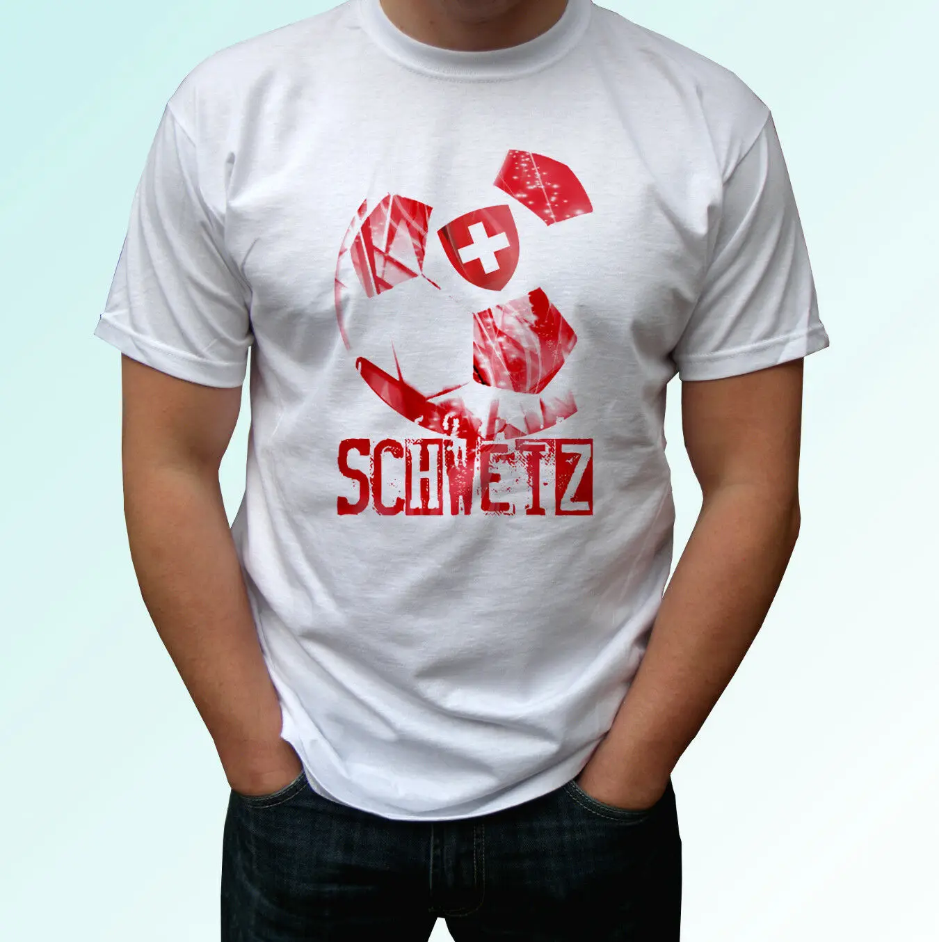 Флаг Швейцарии белая футболка Schweiz Hemden Soccerharajuku уличная футболка ментоп футболки всех размеров