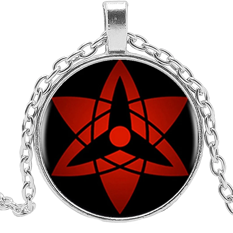 2019/ожерелье с подвеской в виде глаза Наруто Шаринган шипууден Черная Цепь 3 цвета