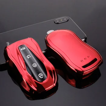 

High quality New Soft TPU Car Key Case Full Cover For Geely Boyue PRO Xingyue Smart Car Key Shell keychain keyring Accessories