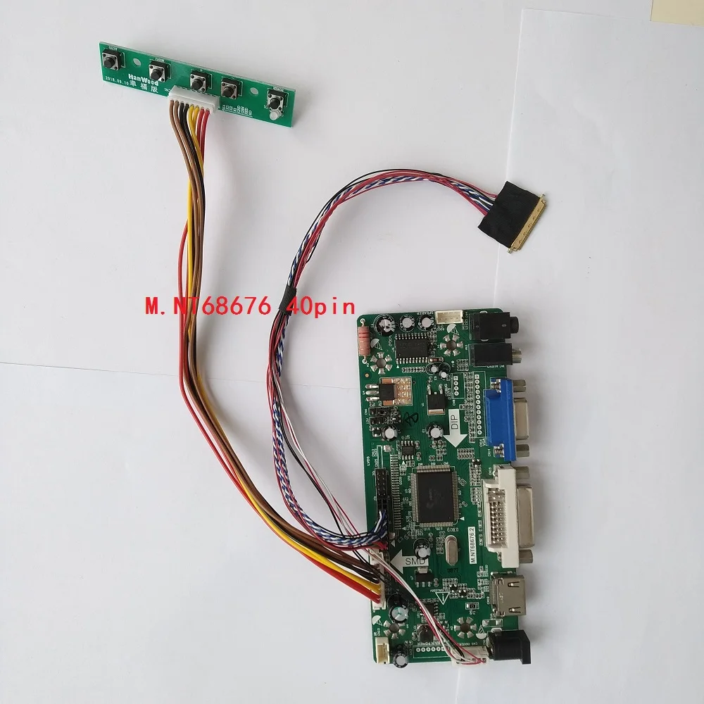 Для LP156WH2(TL)(QB)/LP156WH2(TL)(QA) 1366X768 панель дисплея M. NT68676 HDMI DVI LVDS светодиодный набор для платы ЖК-контроллер карты