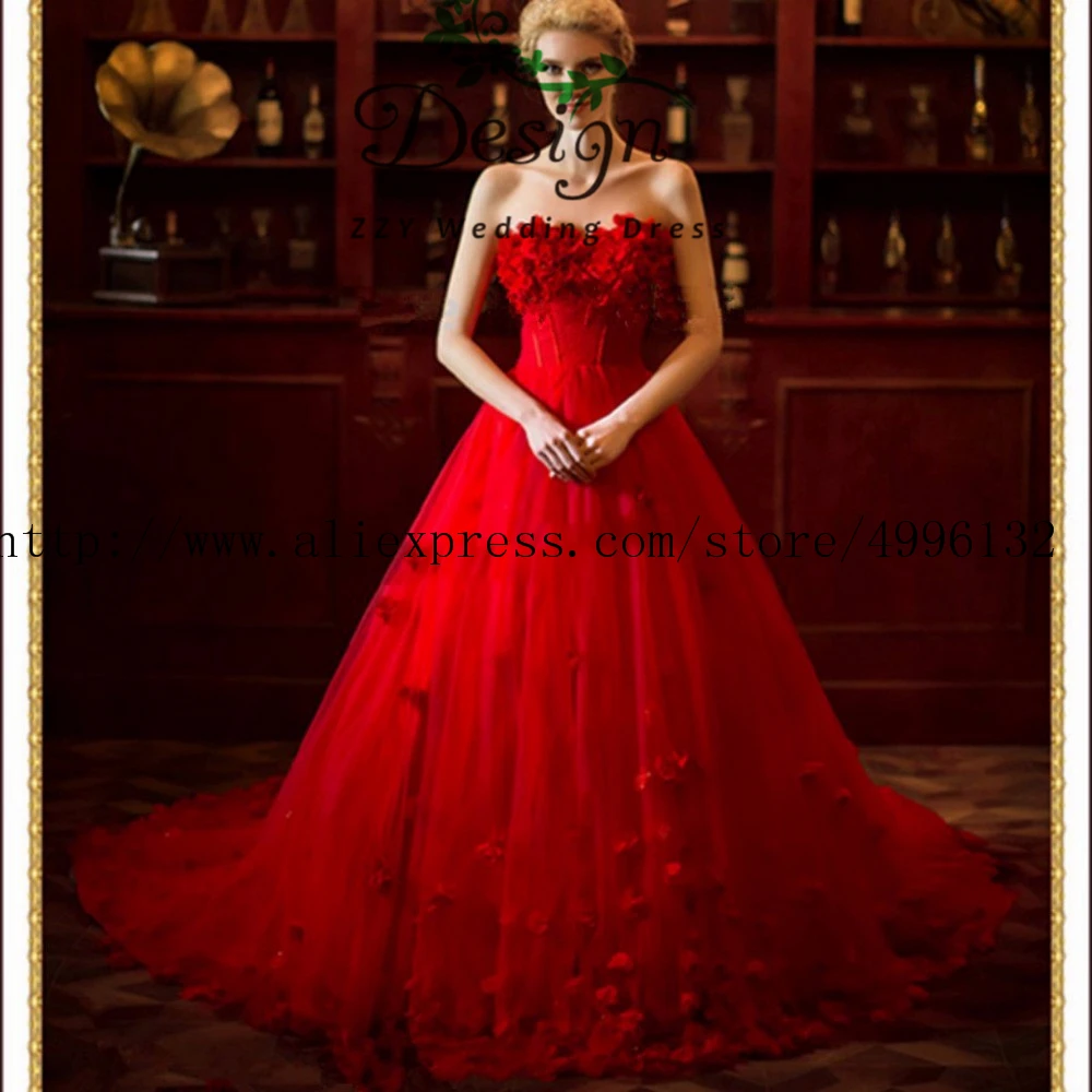 Red Saudi Arabic Flowers Red Vintage Quinceanera Dresses Organza Sweet 16 Off Shoulder Puffy Ball Gown Pageant Dresses