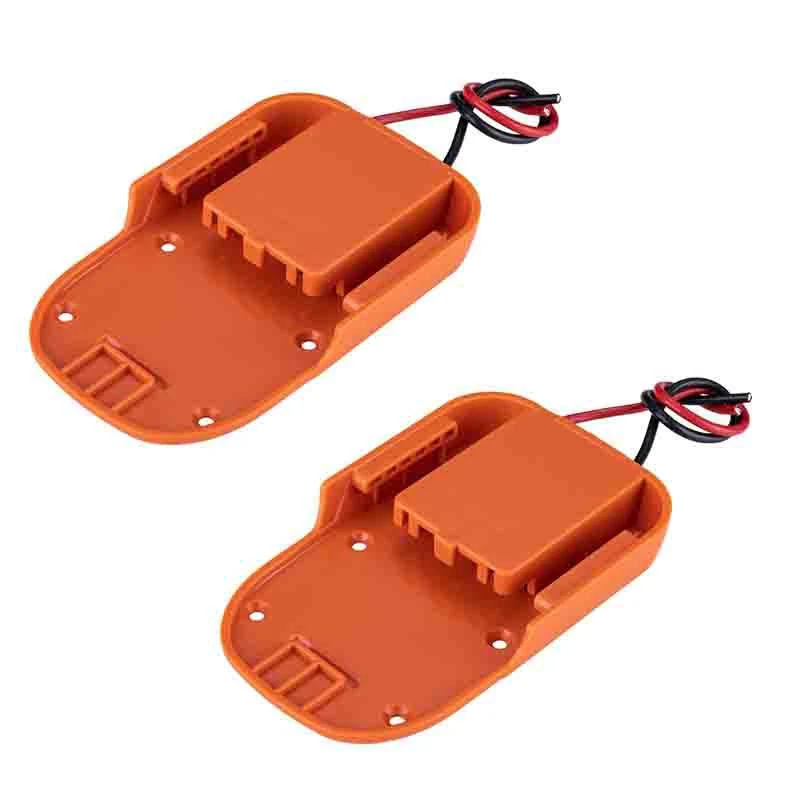2X for Power Wheels Adapter for Ridgid AEG 18V Hyper Li Ion Battery