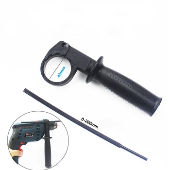 

Electric Drill Non-slip Side Handle Inner Ring 43-45mm with Ruler for Electric Drill Grinding Machine Hand Support Handle