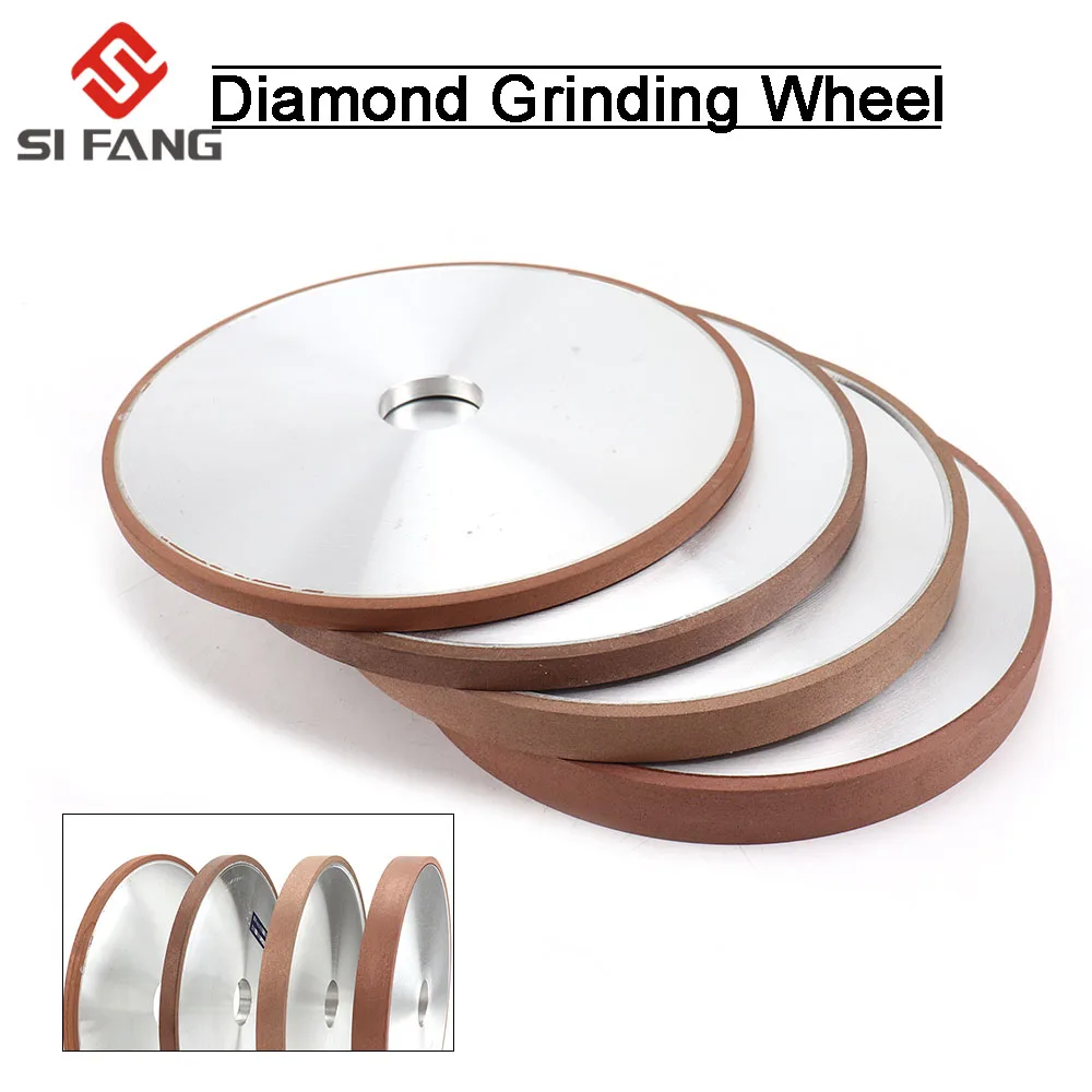 Abrasive Wheel Grinding Wheel 150mm/180mm/200mm Parallel Diamond Grinding Wheel Grinder Disc For Mill Sharpening Tungsten Steel Carbide Rotary Abrasive Tools