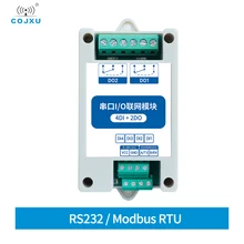 

MA02-AXCX4020(RS232) 4DI+2DO Modbus RTU Industrial Grade Serial Port I/O Networking Module RS232 Interface