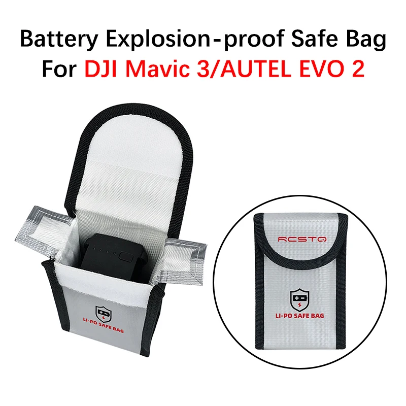Per Dji Mavic 3/3 Cine/Autel Evo 2 Drone Batteria Borsa Sicura Custodia Protettiva Trasporto Antigraffio Accessori Antigraffio