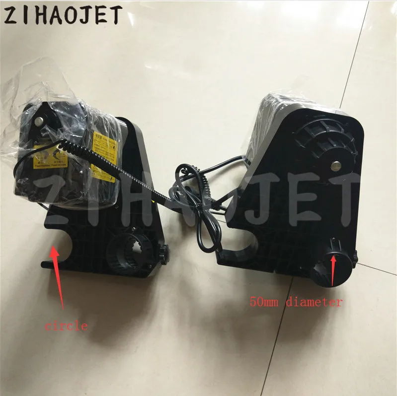 Двойной двигатель Авто Медиа принтер принять до катушки системы для Roland Mutoh Mimaki Xenons DX5 DX7 плоттер бумага коллектор системы 50 мм