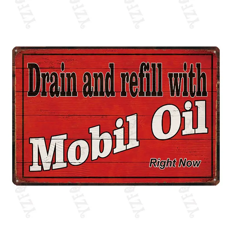 DU-4115 Vintage Motor Oil Metal Sign Lion Tin Plate Wall Bar Home Art Garage Gas Station Car Decor Cuadros 30X20CM DU-4106A - Color: DU-4115