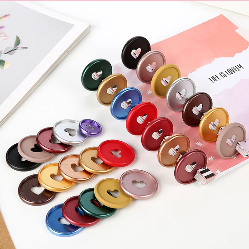 35mm Mushroom Hole Binding Discs Notebook Rings Binding Planner Discs Binder Rings DIY Scrapbook Office and School Supplies notebook accessories,book binding supplies