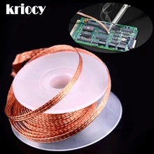  Desoldering Braid Tape Copper Solder Wire Soldering Wick Tin Solder Removal Braid Welding Wire Repair Tool 1.5/2/2.5/3/3.5mm NEW 
