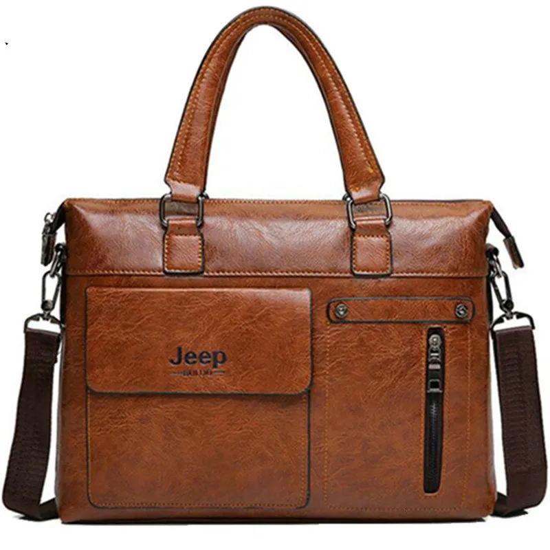 Дизайнерский брендовый мужской деловой портфель, кожаные сумки на плечо для 14 дюймов, сумка для ноутбука, большая сумка для путешествий, Bolso Hombre Sac Homme