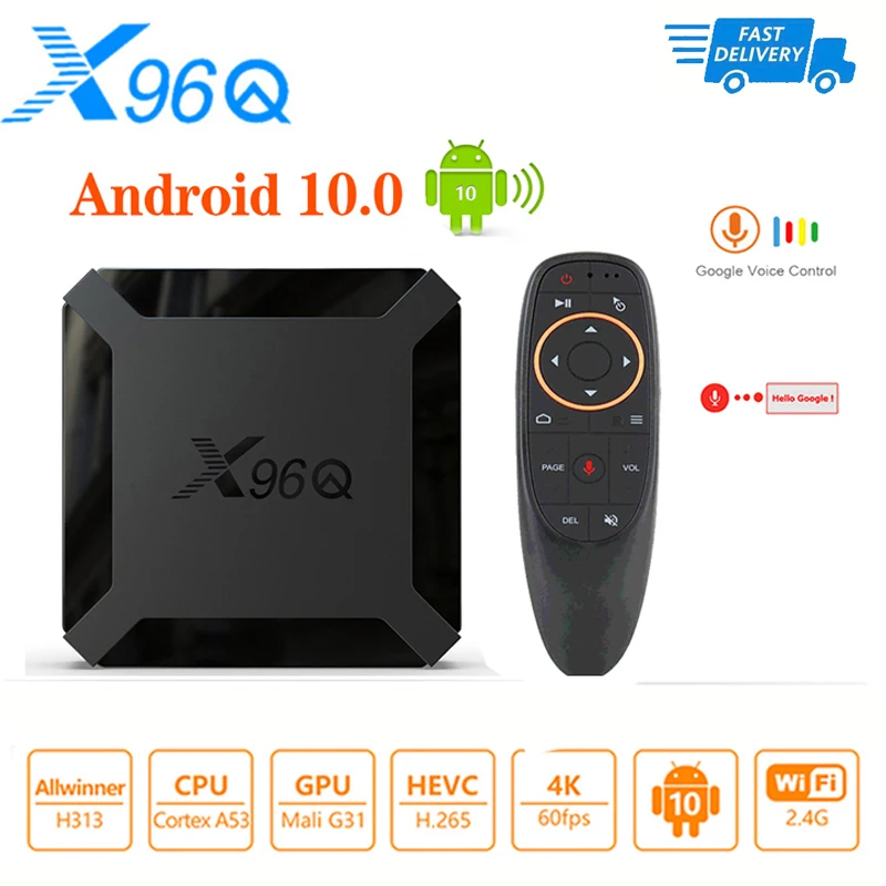 X96Q, 4GB-64GB, Android 13, 4K Resolution