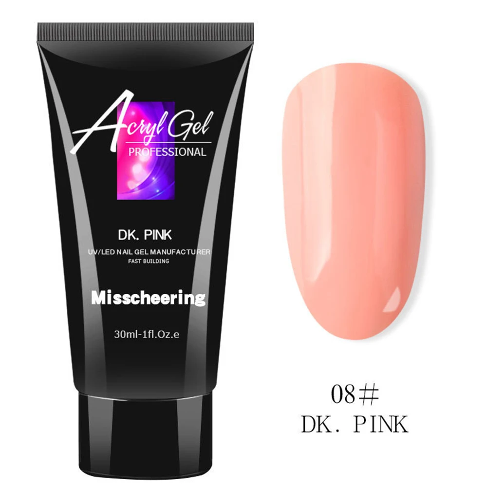 30ml Nail Builder 9 Color Poly Nail Gel Nail Acrylic Gel Crystal UV LED Builder Tips Enhancement Slip Solution Quick Extension G 30ml Nail Builder 9 Color Poly Nail Gel Nail Acrylic Gel Crystal UV LED Builder Tips Enhancement Slip Solution Quick Extension G