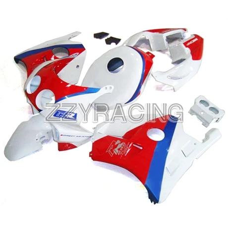 Выполните Обтекатели Наборы для Honda CBR250RR MC22 1990 1991 1992 1993 1994 CBR250RR MC22 ABS Пластик кузов белого и синего цвета красный чехлы - Цвет: As Photo Shown