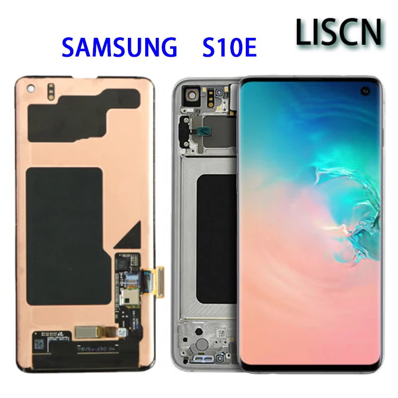 

Original AMOLED LCD For SAMSUNG Galaxy S10E G970F/DS G970U G970W SM-G9700 Display Touch Screen Digitizer Replacement Assembly
