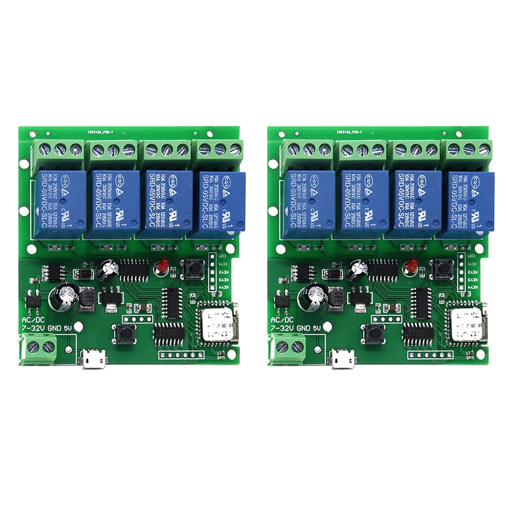 EWeLink DC5V 12 в 24 в 32 В Wifi переключатель беспроводной релейный модуль модули для автоматизации умного дома телефон приложение дистанционное управление таймер переключатель - Комплект: 2 Pcs