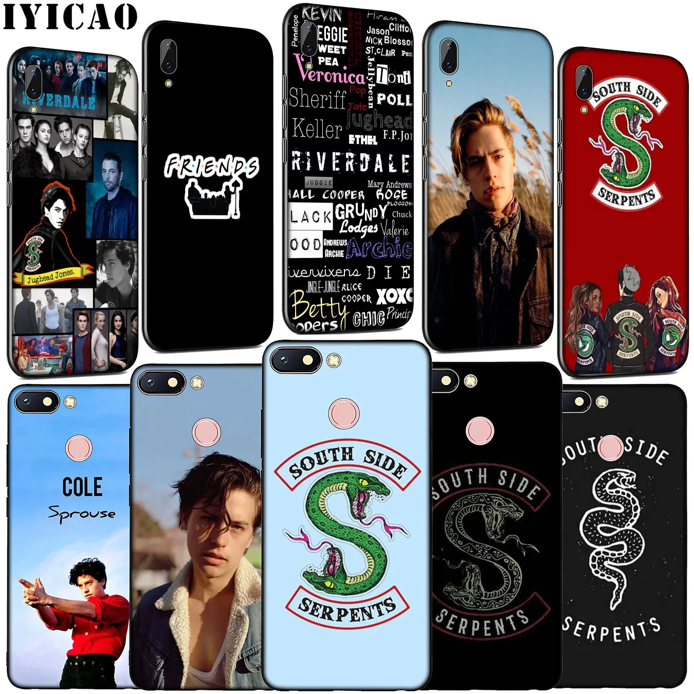 Riverdale South Side Serpents Soft Silicone Phone Case for Xiaomi Redmi Note 8 8T 8A 7 7A 6 6A 5 5A K30 K20 Pro GO S2 Cover |