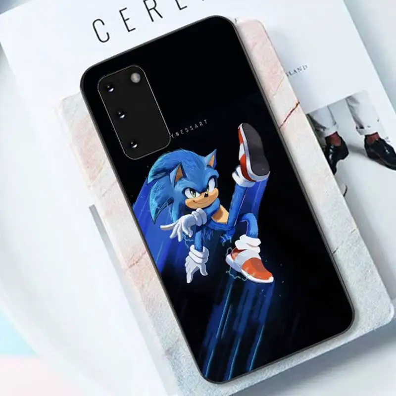 TOPLBPCS анимация Соник Ежик мягкий чехол для телефона Samsung S6 S10 5G S7 EDGE S8 S9 S20 PLUS