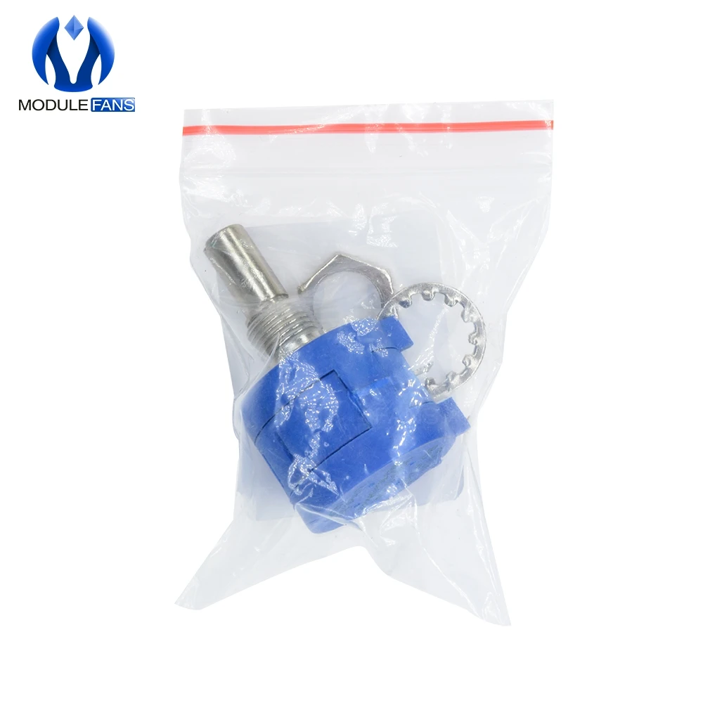 Multiturn Potentiometer 3590S-2-103L 3590S 500R 1K 2K 5K 10K 20K 50K 100K Ohm 10-Turns Rotary Adjustable Resistor