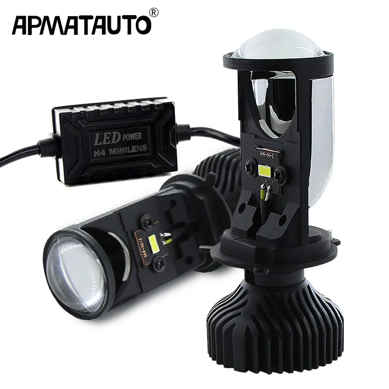 2 шт. мини светодиодные лампы H4 9003 70 Вт 5500 к 12 В 24 В|Передние LED-фары для авто| |