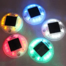 5 цветов 10 ламповых бусин Круглый Пластиковый Солнечный свет подземная подводная настенная лампа рыболовные рыбные лампы для лодки