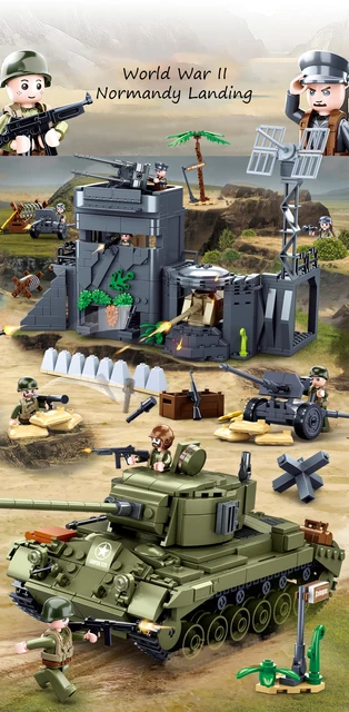 Sluban WWII D-Day Atlantic Wall Building Set – Air Zoo