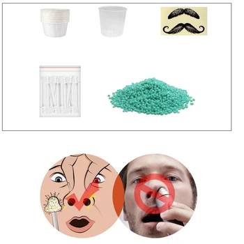 

Portable Hair Removal Nose Wax Kit Painless & Easy Mens Nasal Waxing Nose Hair Removal Cosmetic Tool for Men & Women