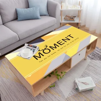 

Nordic style marble soft glass color printing table mat tablecloth coffee table cloth pvc waterproof and oil proof