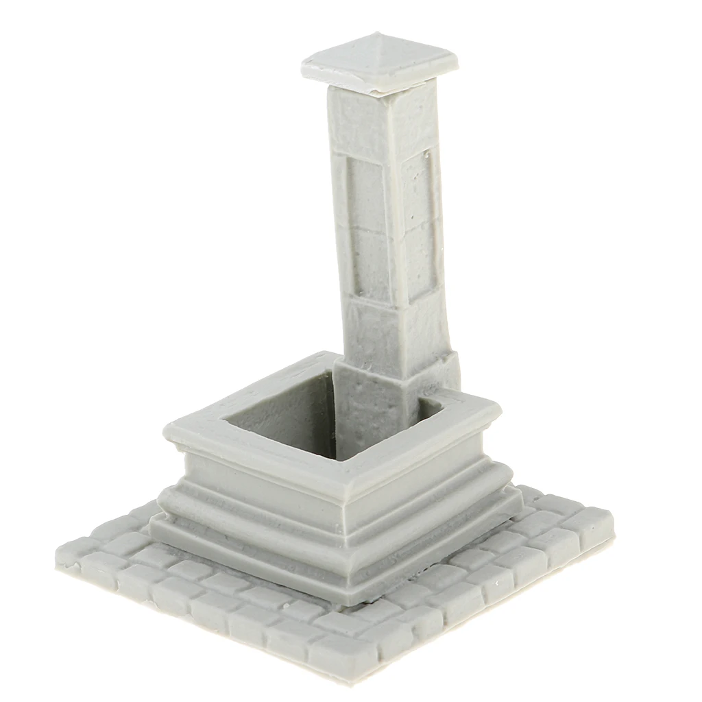 1/35 Garden Street Well Miniature - Paint By Yourself - Mini Resin Model Kit