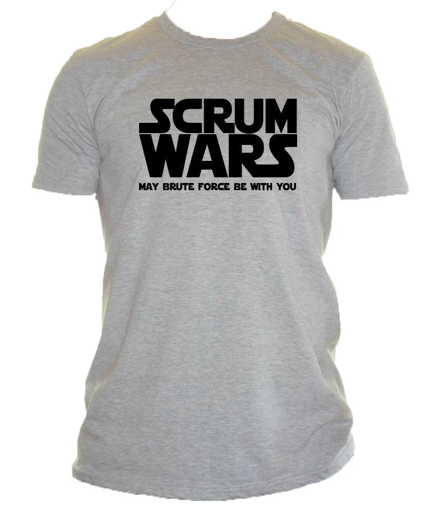 Футболка для регби-фаната-футболка Funny 'scrum WARS'-футболка регби/новая футболка |
