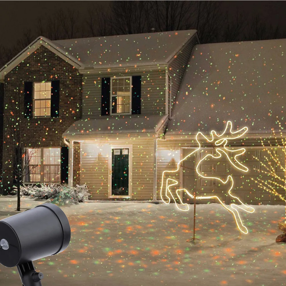 Aimkeeg открытый Рождественский лазерный проектор водонепроницаемый Небесный Звездный сценический Точечный светильник душевой пейзаж светильник ing сценический светильник