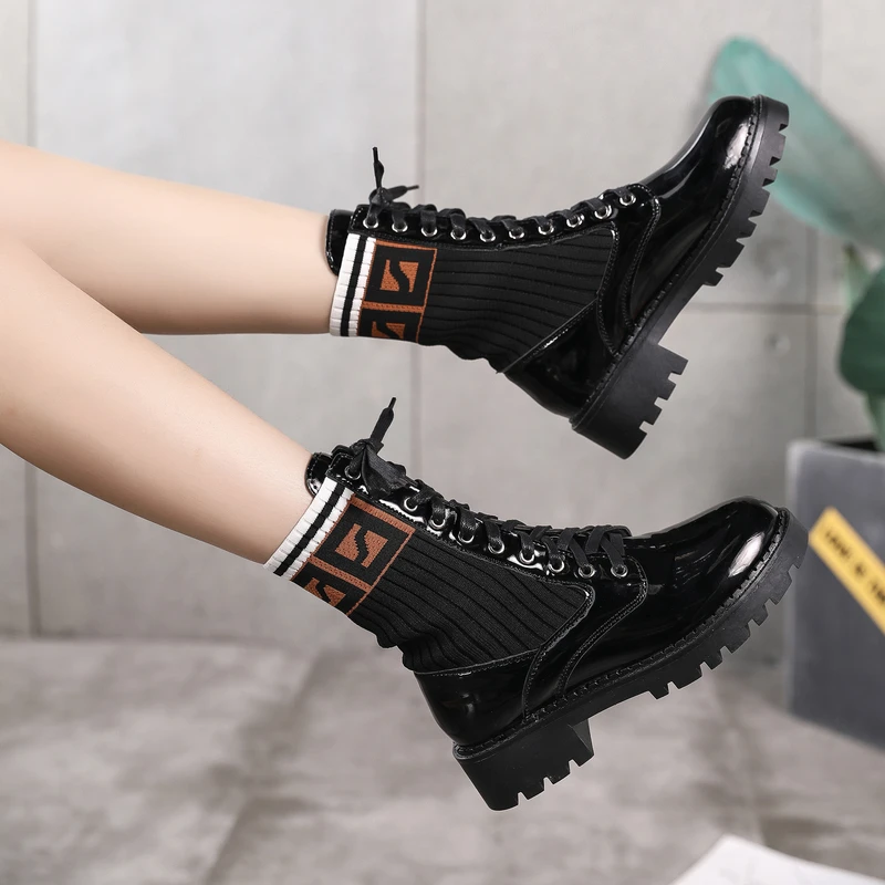 black martin boots