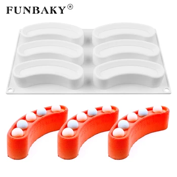 

FUNBAKY 3D Geometric Shapes Silicone Cake Molds Mold For DIY Baking Dessert Pan Pastry Mould Cake Decorating Tools