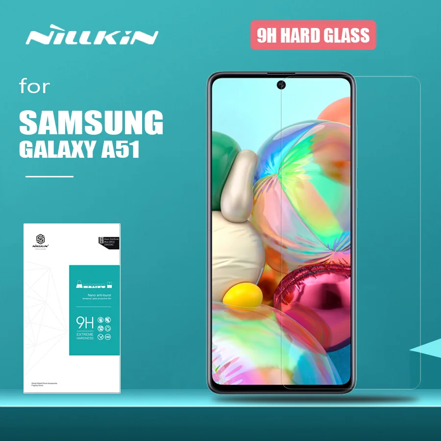 Для Samsung Galaxy A51 стекло Nillkin 9H твердое 0 3 мм ультратонкое закаленное Защита экрана