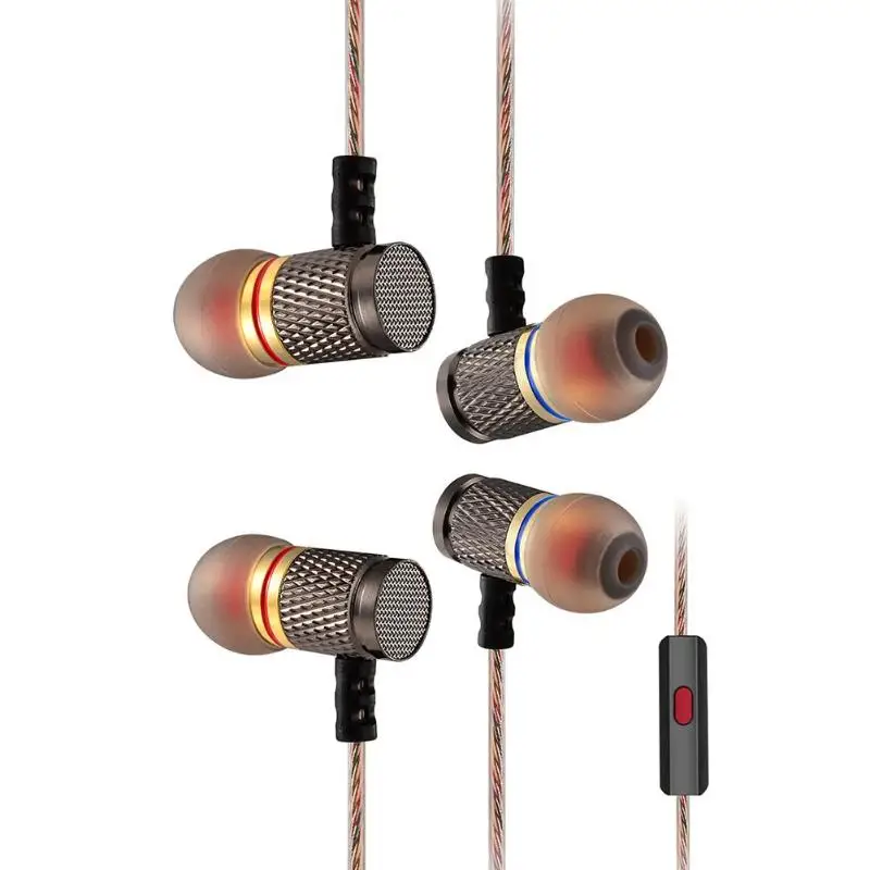 KZ EDR1 Позолоченные наушники 3 5 мм Проводные Hi Fi басовые стереонаушники вкладыши