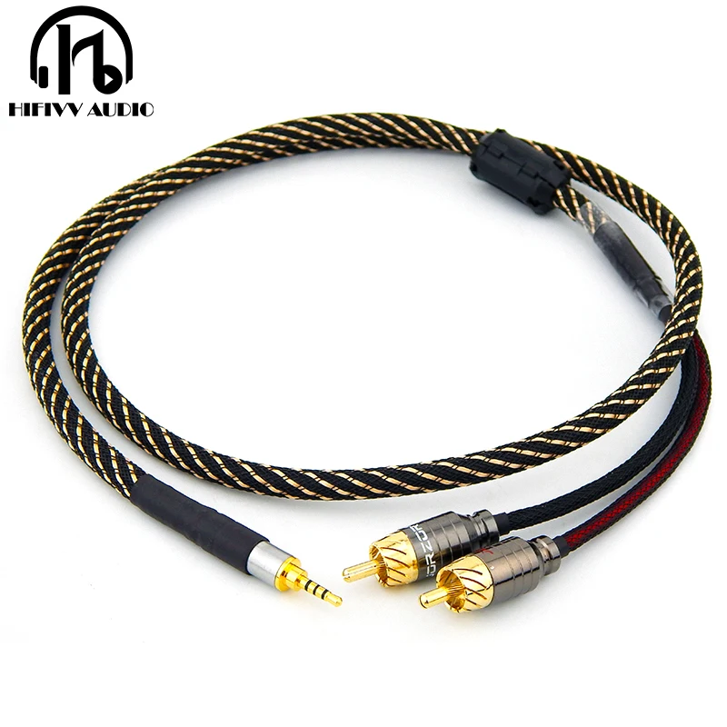 Cable de audio HIFI con conector de 2,5mm, interfaz equilibrada de 4,4