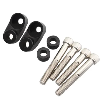 

Black Front Turn Signal Relocation Kit Fit for Harley 39mm 49mm Sportster FXR FXD Dyna