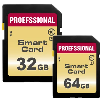 

Original 16G 32GB U1 SDHC 64GB 128GB 256GB U3 SD Card SDXC Class10 V10 Memory Card For 1080p 3D 4K Video Camera
