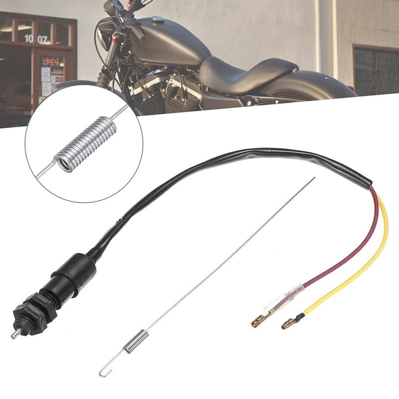 

For Honda 1pc Universal Motorcycle Rear Brake Light Switch + Spring Professional Brake Systems Kits Mayitr