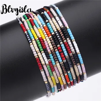

Blvyisla Mini Beadings Hand-woven Bracelet Sweet Cute Lucky Wishese Friendship Gifts Celebration Graduation Parting Souvenir